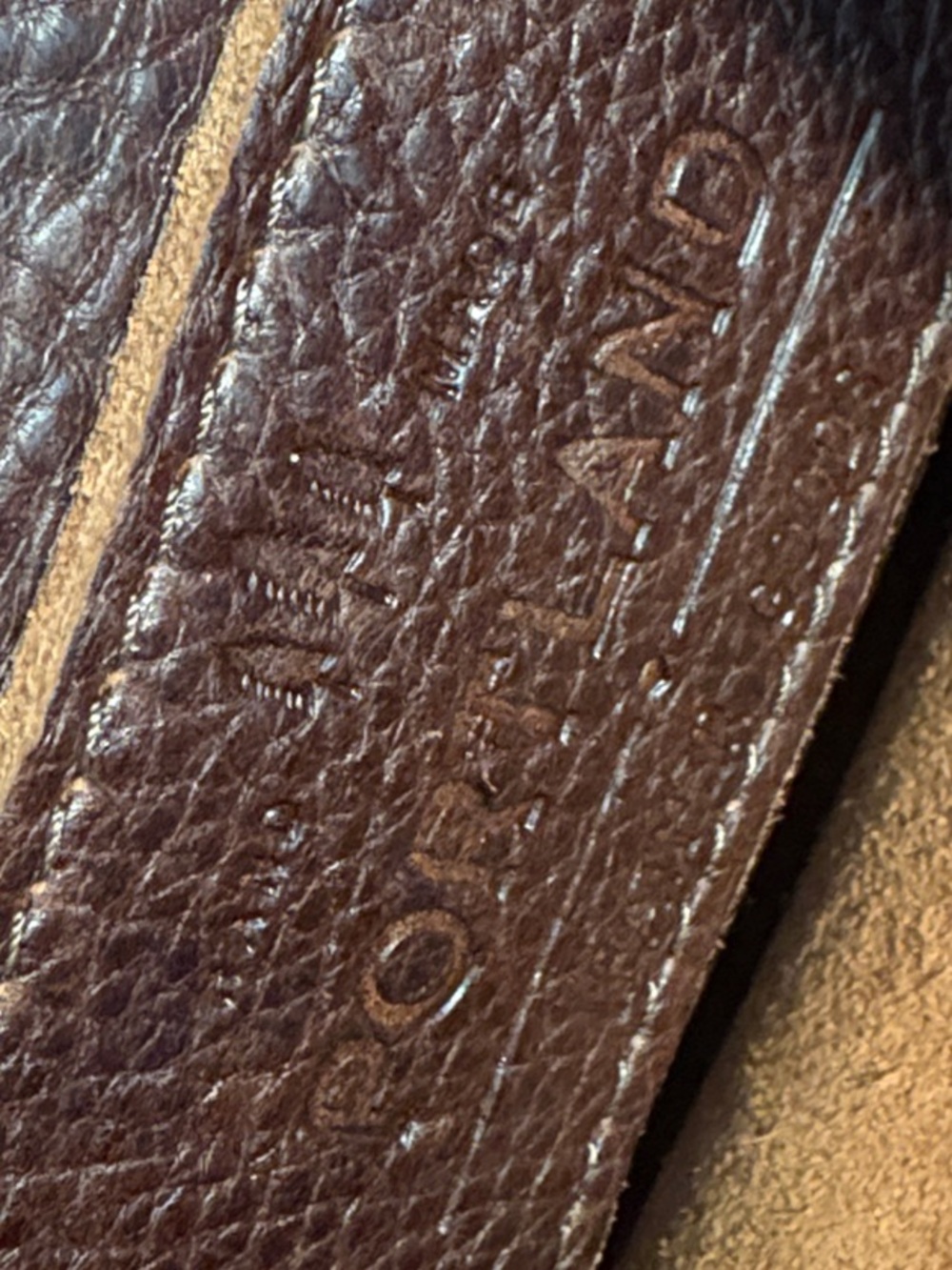 Portland Leather Goods “Almost Perfect” Drawstring Bucket Bag - Picture 4 of 7